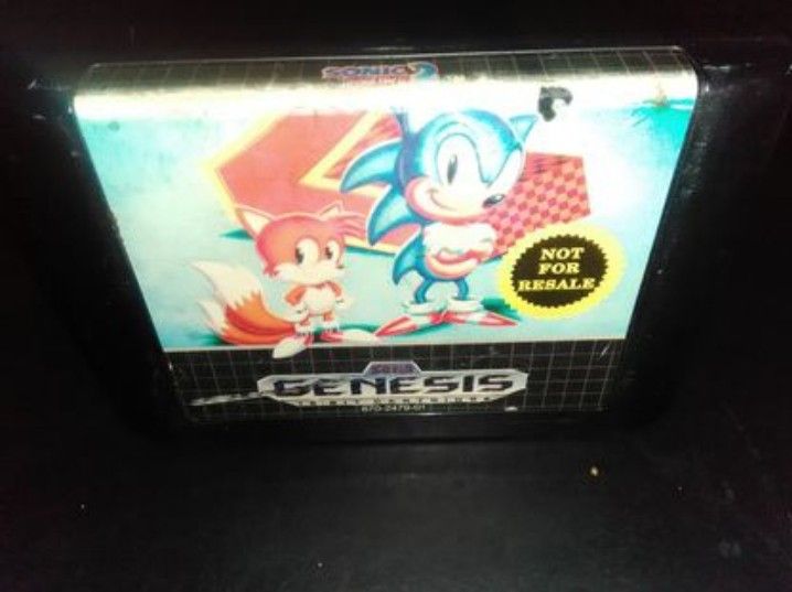 Vintage rare Sonic the Hedgehog 2 Sega Genesis