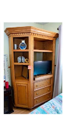 Bedroom cabinet oak