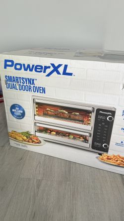 PowerXL Large Capacity SmartSynx Dual Door Air Fryer Oven