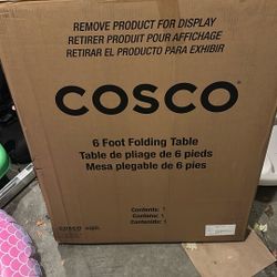 6 Ft Folding Table New In Box