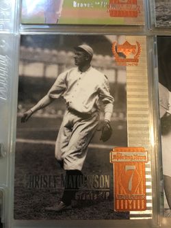Christy Mathewson baseball cards #7 giants