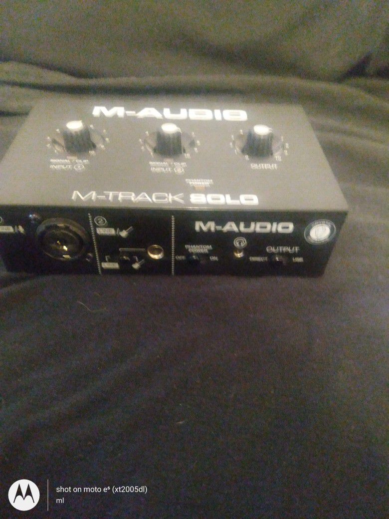 M-Audio-M-Track Solo Usb Audio Interface