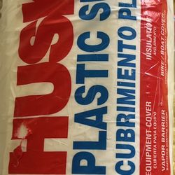 Plastic Sheeting Husky 20ftx25ft 4mil 