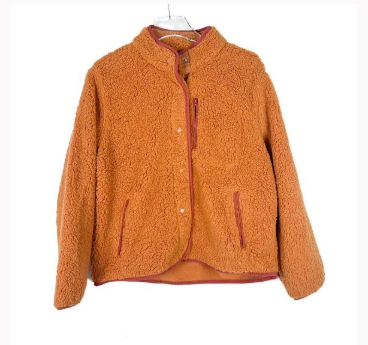 Orange Sherpa Jacket 