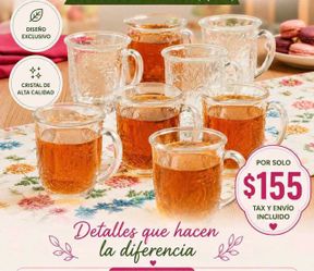 Set de 4 tazas princess house