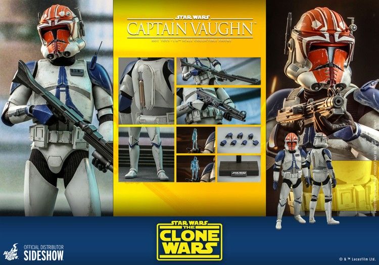 Hot Toys TMS065 Captain Vaughn Star Wars The Clone Wars