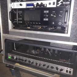 Line Helix Rack With Peavey 5150 II & More Rack Case