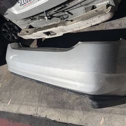 Prius rear bumper silver