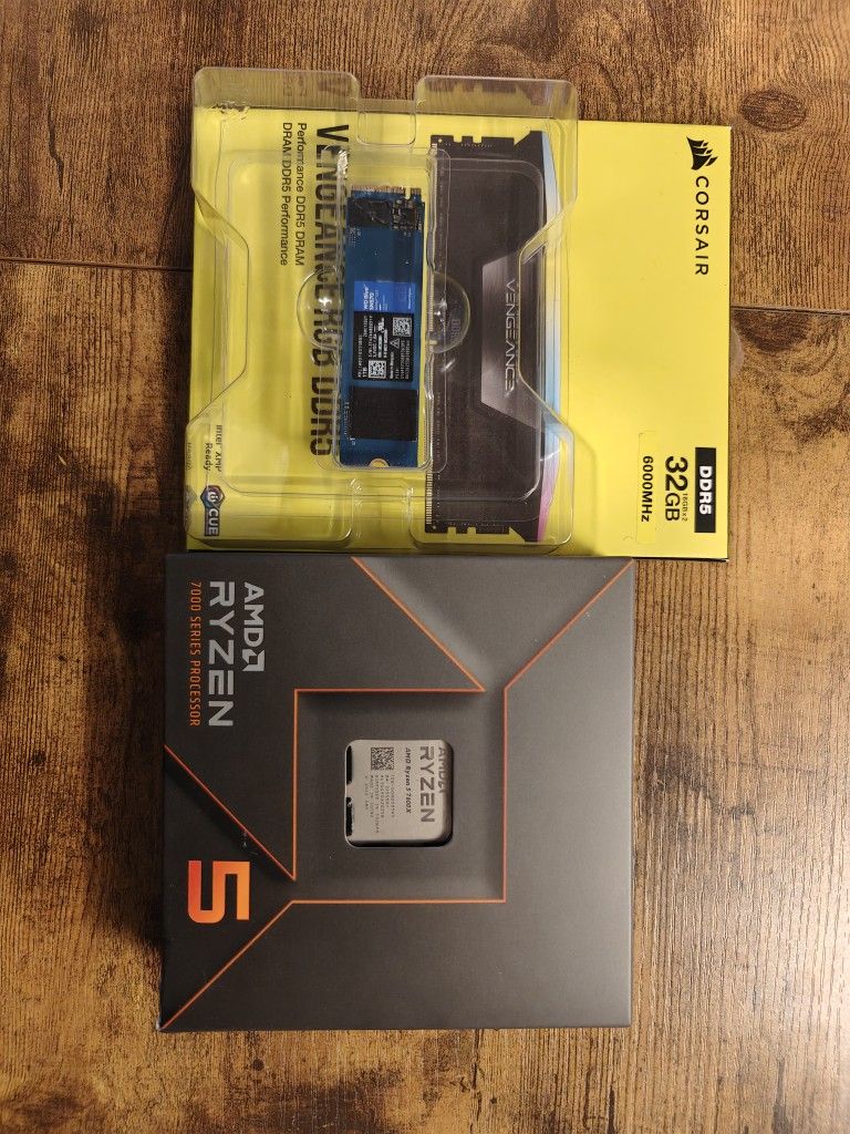 Cpu Bundle: Ryzen 5 7600X / 32GB DDR5 / 1TB NVMe