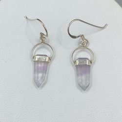 Sterling Silver Crystal Earrings 