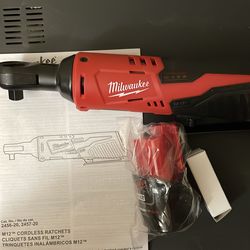 Milwaukee M12 3/8" Ratchet , 2.0 Battery,$100 Firm