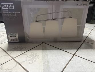 Corbin 3 light linear chandelier