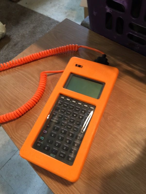 Hp48gx expandable graphic calculator with hard case and cable
