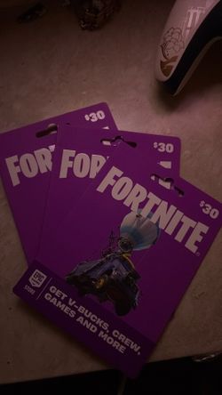 $30 v-bucks cards