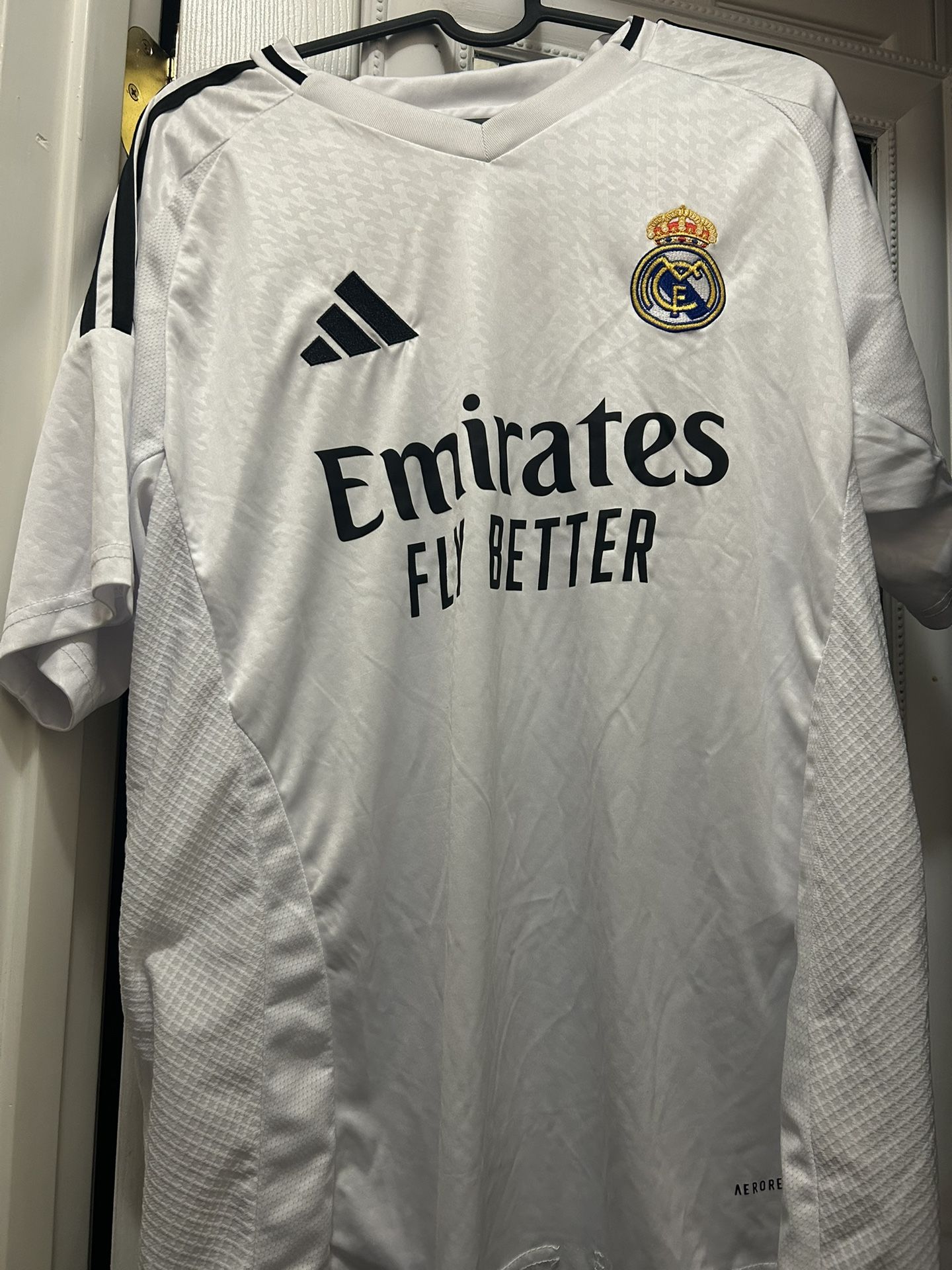 Real madrid jersey size large with no number