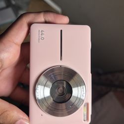 pink photo digital camera