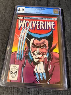 Wolverine Limited Series #1 (9/82) - Marvel Comics - CGC 8.0 - great condition