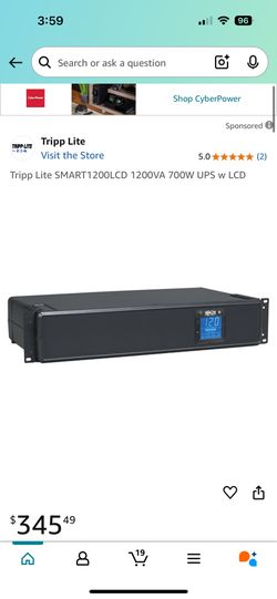 Tripp Lite Smart 1200 LCD 1200 VA 700 W