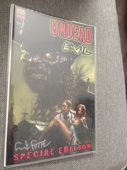 Comic Book Signed Undead Devil (Hesperia Ca)