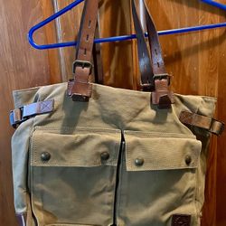 Belstaff - Touring Leather-Trimmed Canvas Tote Bag