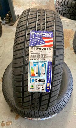 Cooper Cobra Radial GT 255/60R15 Tire, Set of four and free Installation