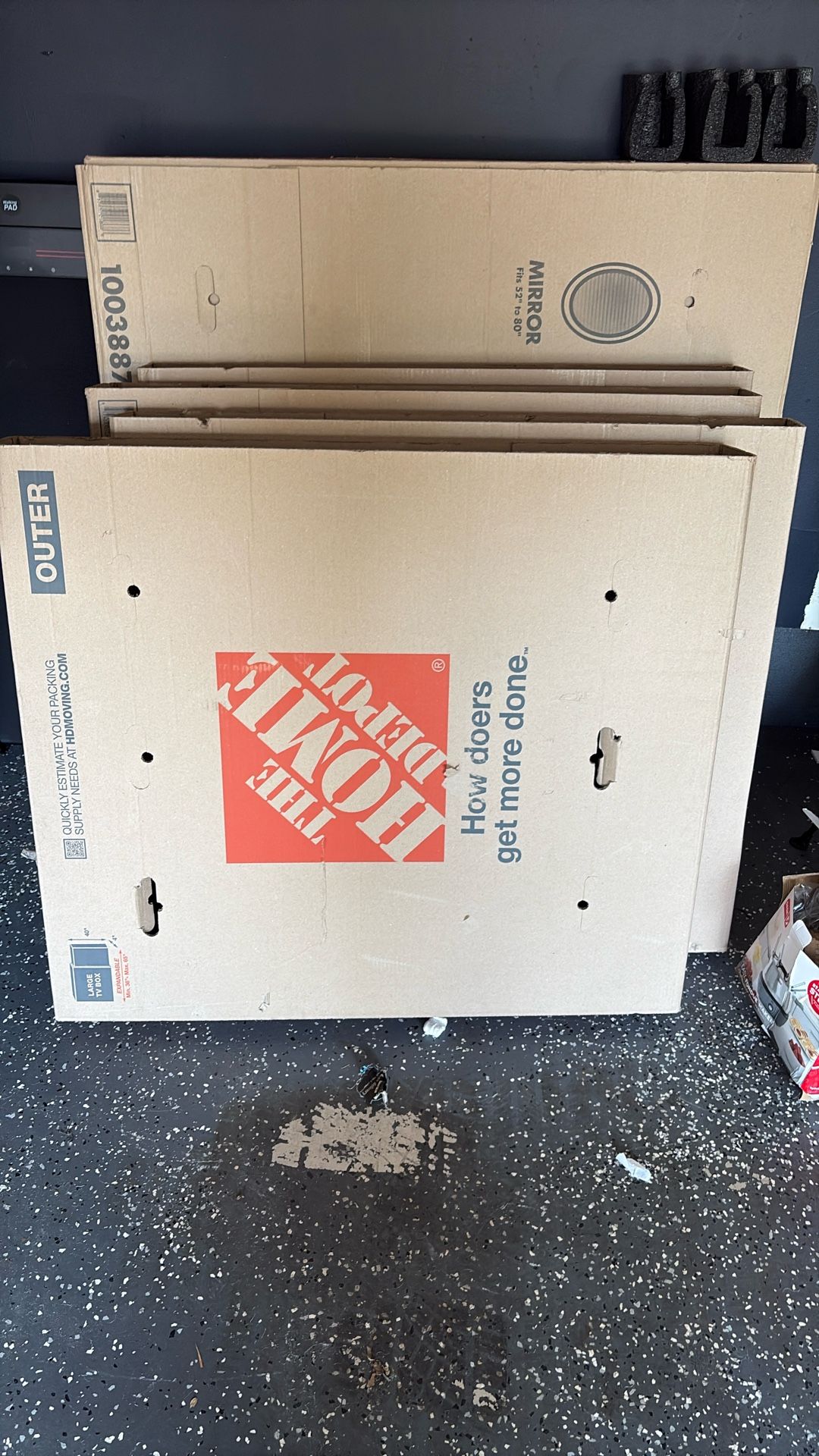 Large/Extra Large TV Moving Boxes