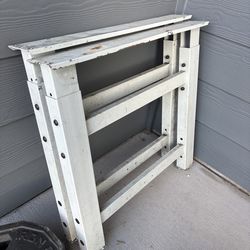 Heavy Duty Steel Workbench Legs – Set of 2