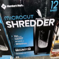 Members Mark Microcut Shredder 