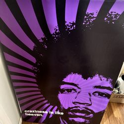 FREE Jimi Hendrix Poster 2x3ft