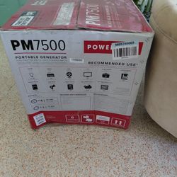 Generator 7500 Brand New