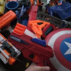 Jaguar Toy Foam Blaster and Toy Gun Lot