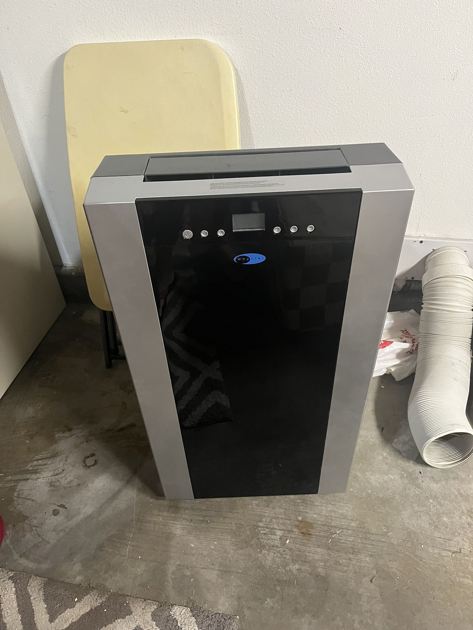 Portable AC unit for inside our garage