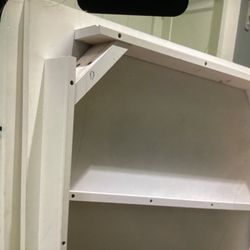 White Solid Wood Table 33x63x29 Asking $95. 