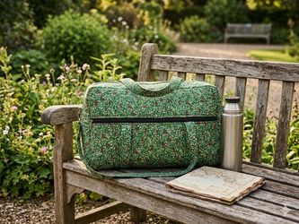 Vera Bradley Style Hand stitched Duffel Bags