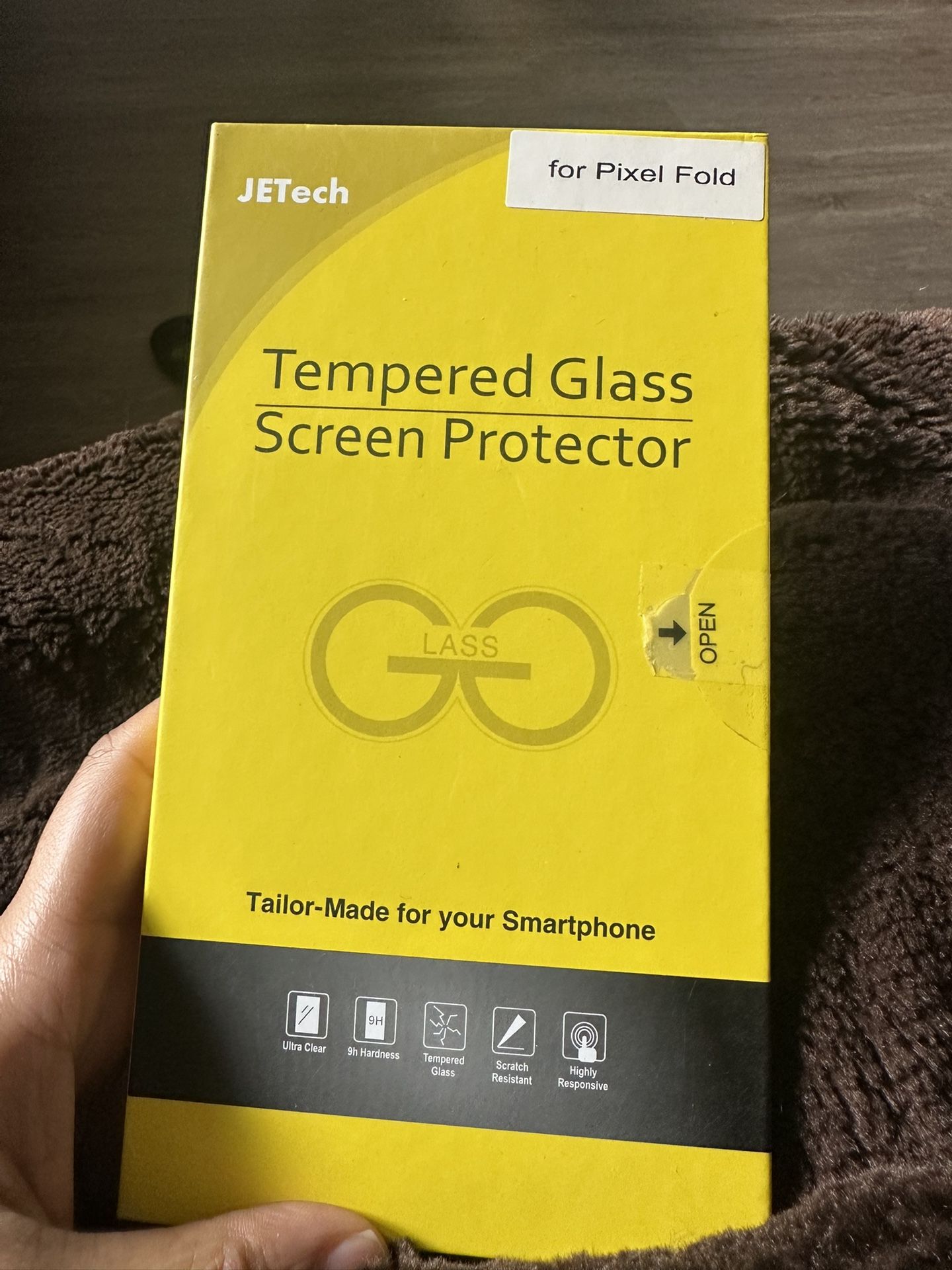 JETech tempered glass screen protector for the Google Pixel Fold