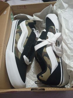 Camo Vans Size 6.5 Youth
