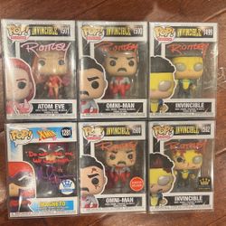 Signed Invincible Funko pops