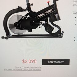 $2k Real Ryder ABF8 Stationary Bike
