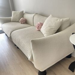 Modern White Sofa 