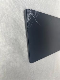 Apple Magic Trackpad (USB-C) Black Multi-Touch Surface – Cracked Glass – Fully Functional