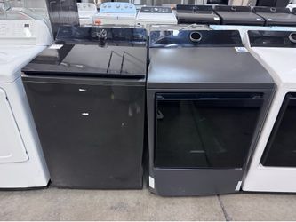 LG washer dryer set top load gas