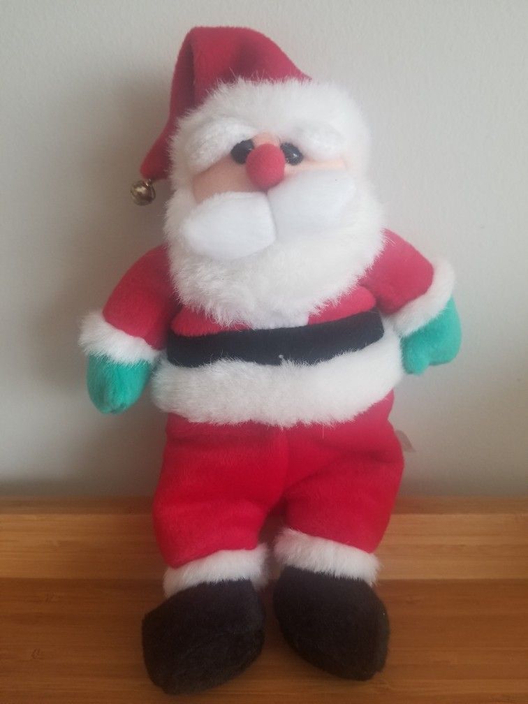 Santa Holiday Plush Toy/New 