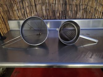 2 Huge Strainers 