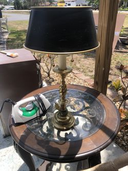 Brass Gold Black Metal Desk Lamp