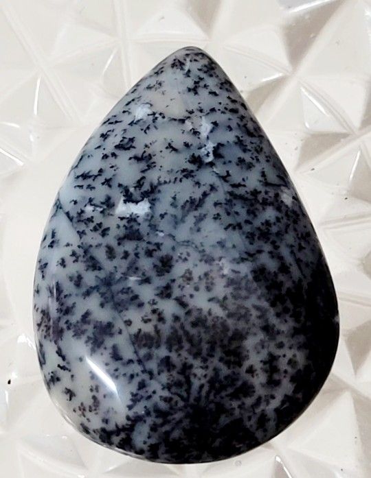 Rare 15.40 CT Loose Australian Opal Like Dendrite Pear Shape Gemstone. This rare 15.40 CT Loose Australian Opal Like Dendrite Pear Shape is a stunning