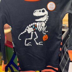 New 2t Glow In Dark Pjs
