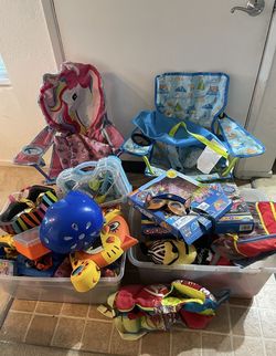 2 Full Boxes Of Kids Toys Paw Patrol, Dinosaurs, Cars, …