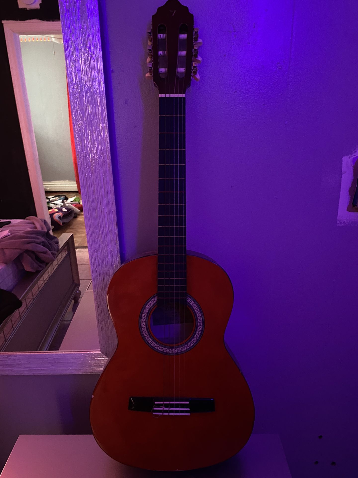 Brownish Red Guitar