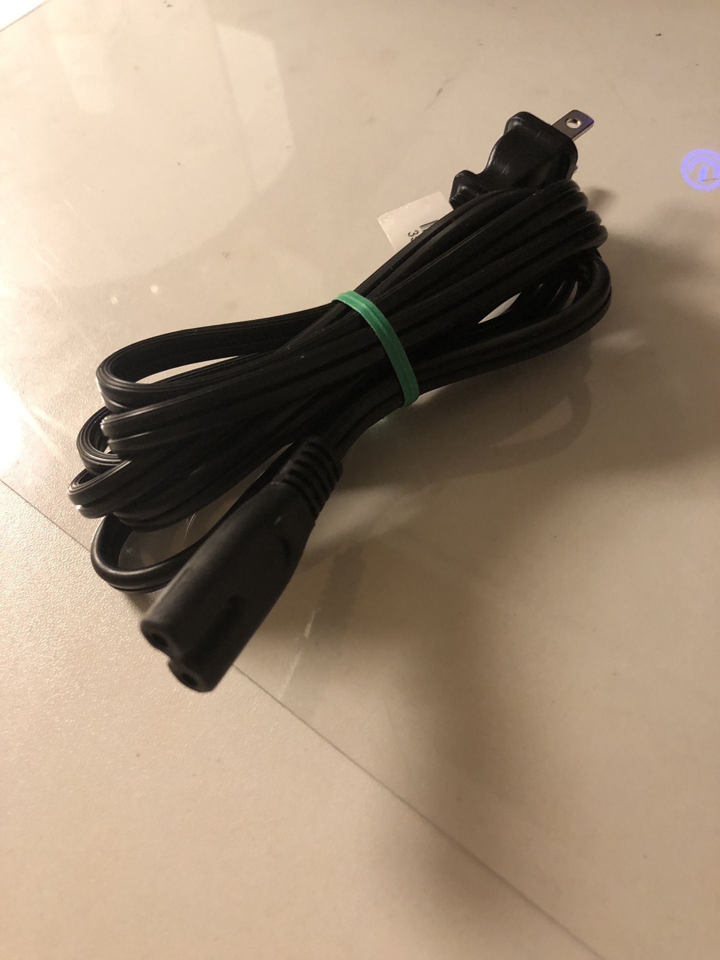 2 X Power Supply Cables Compatible With Xbox PlayStation