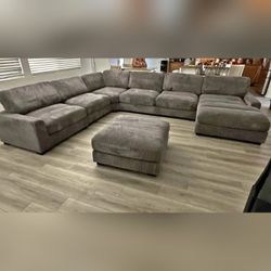 7- Pieces Gray color Modular sofa set